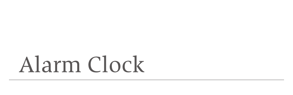 Alarm Clock