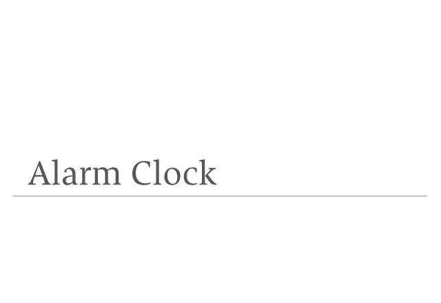 Alarm Clock